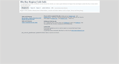 Desktop Screenshot of blurayregioncodes.com